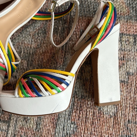 Veronica Beard Fletcher Ankle Strap Platform Sandal - Picture 6 of 10